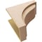 Ekena Millwork 10"W x 20"D x 20"H Classic Helena Rough Cedar Woodgrain TimberThane Corbel, Primed Tan CORUR10X20X20HELRCPR - alternate 6